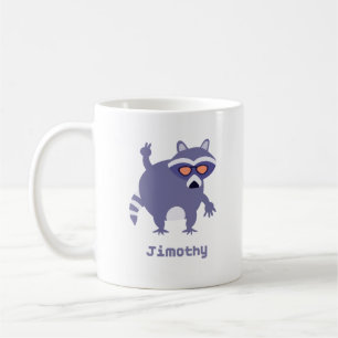 Jimothy De Legendarische Wasbeer Koffiemok