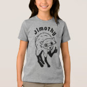 Jimothy De Wasbeer Duim Omhoog Tri-Blend Shirt (Voorkant)