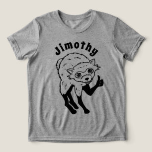 Jimothy De Wasbeer Duim Omhoog Tri-Blend Shirt