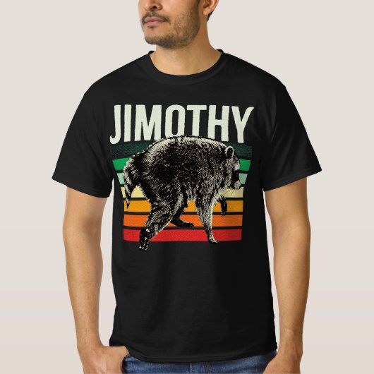 Jimothy de wasbeer t-shirt (Voorkant)