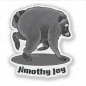Jimothy Kiss-Cut Sticker (Voorkant)