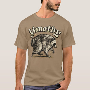 Jimothy Virale Wasbeer Grappige Afval Panda T-shirt