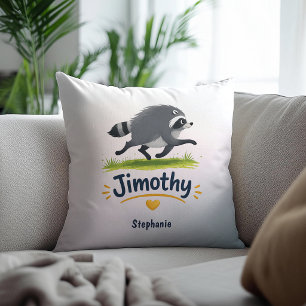 Jimothy Virale Wasbeer Grappige Afvalbeer Natuurle Kussen