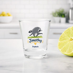 Jimothy Virale Wasbeer Grappige Afvalbeer Natuurle Shot Glas