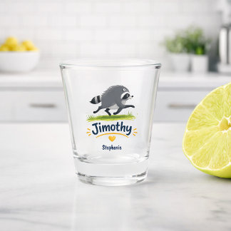 Jimothy Virale Wasbeer Grappige Afvalbeer Natuurle Shot Glas