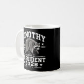 Jimothy voor president 2028 koffiemok (Voorkant links)
