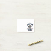 Jimothy voor president 2028 post-it® notes (Op bureau)
