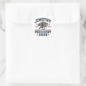 Jimothy voor president 2028 vierkante sticker (Tas)