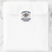 Jimothy voor president 2028 vierkante sticker (Tas)