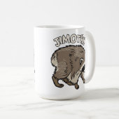Jimothy Wasbeer Comic Stijl Dier Koffiemok (Voorkant rechts)