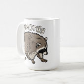 Jimothy Wasbeer Comic Stijl Dier Koffiemok (Voorkant links)