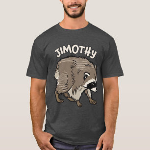 Jimothy Wasbeer Comic Stijl Dier T-shirt