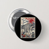 Jimothy Wasbeer Grappige Afval Wasbeer Team Jimoth Ronde Button 5,7 Cm (Voorkant /achterkant)