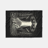 Jimothy Wasbeer Grappige Alien Ufo Ontvoering Meme Fleece Deken (Voorkant (Horizontaal))