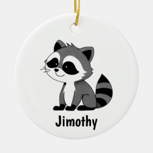 Jimothy Wasbeer Schattig Grappig Witte Olifant Tre Keramisch Ornament