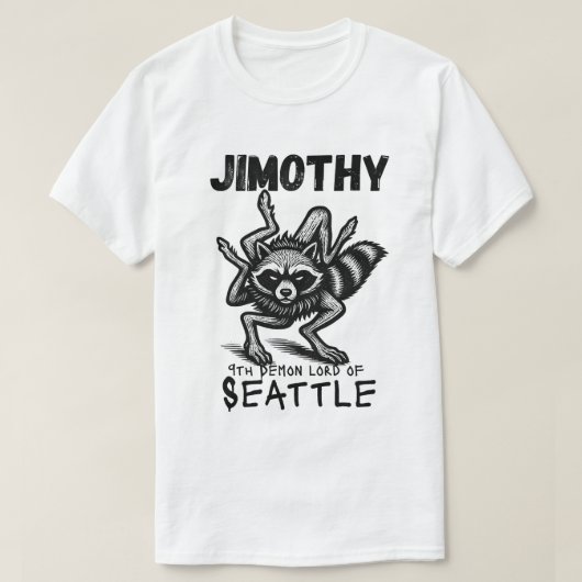 Jimothy Wasbeer Seattle Duivel T-shirt (Design voorkant)