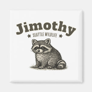 Jimothy Wasbeer Seattle Wilde Dieren Magneet