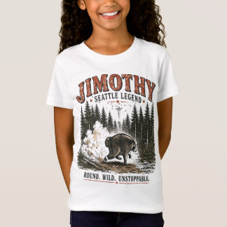 Jimothy Wasbeer Vintage Natuur Bos Avontuur T-shirt