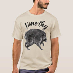 Jimothy wasbeer vintage Seattle Viraal Meme Afval  T-shirt