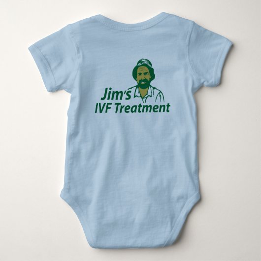Jim's IVF Treatment Romper (Achterkant)