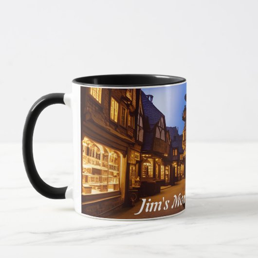 JIm's Morning Cafeïne Gepersonaliseerde  Mok (Links)
