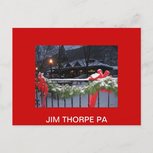 JimThorpeStationLg, JIM THORPE PA Briefkaart (Voorkant)