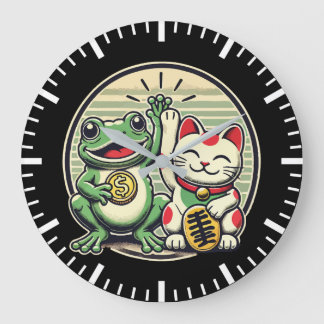 Jin Chan en Maneki Neko - Geluk en voorspoed Grote Klok