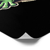 Jin Chan en Maneki Neko - Geluk en voorspoed Poster (Hoek)