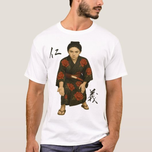 "Jin & Gi　The Code of the Chivalrous" T-shirt (Voorkant)