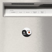 JIN JANG DIRTY CLEAN DISHWASHER MAGNET (Insitu (Vaatwasser))