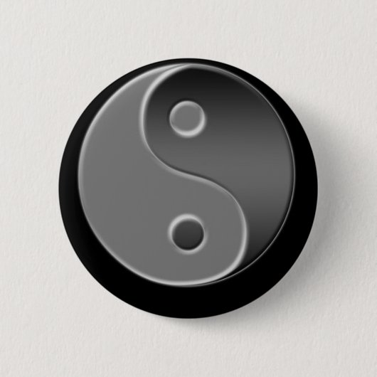 Jin Jang Ronde Button 5,7 Cm (Voorkant)