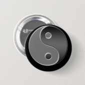 Jin Jang Ronde Button 5,7 Cm (Voorkant /achterkant)