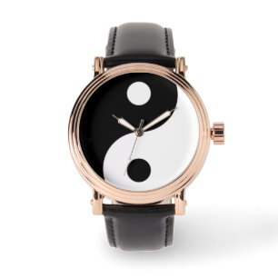 JIN JANG Zwart-wit Horloge