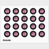 Jin Pink Ribbon Icon Sticker (Vel)
