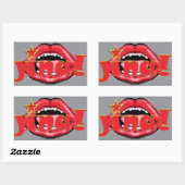 Jina! Coffee Rechthoekige Sticker (Vel)