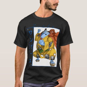 Jinbe Ridder van de Zee Visserman Karate Anime Kun T-shirt