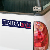 Jindal 2012 bumpersticker eenvoudig I (Op Truck)