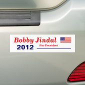 Jindal voor President Bumpersticker (Op auto)