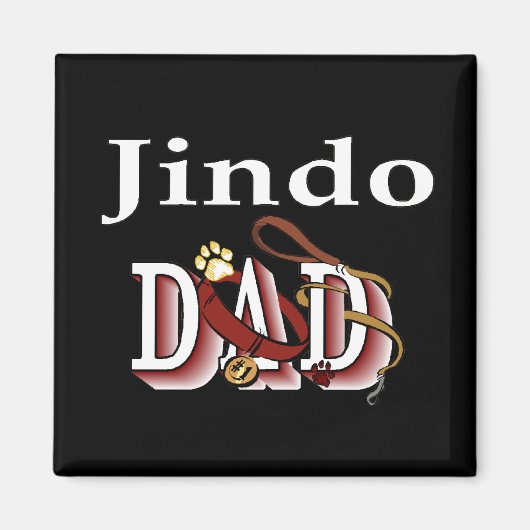 Jindo HONDENVADER Magneet (Voorkant)