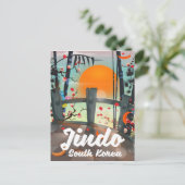 Jindo Zuid-Korea Briefkaart (Staand voorkant)