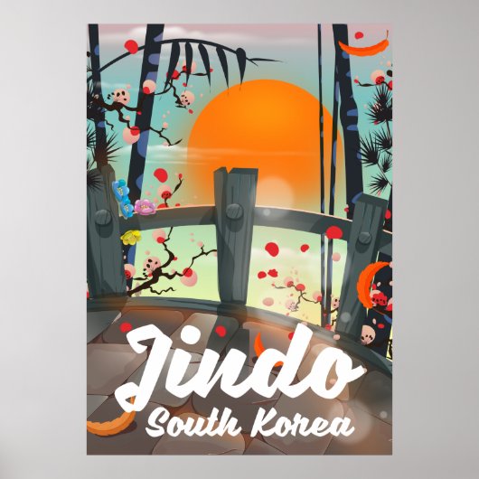 Jindo Zuid-Korea Poster (Voorkant)