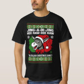 Jing a Di Jing Dominick Italian Christmas Donkey T-shirt (Voorkant)