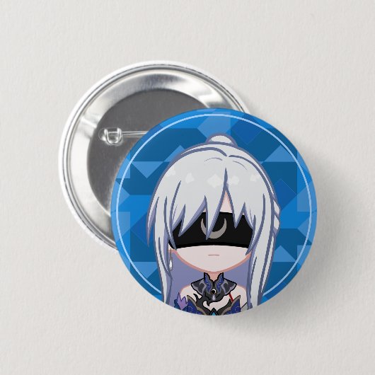 Jing Liu Ronde Button 5,7 Cm (Voorkant /achterkant)
