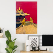 Jing'an Temple, Shanghai, China Poster (Thuiskantoor)