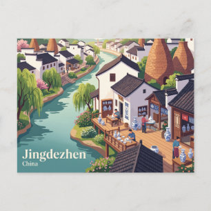 Jingdezhen, China Briefkaart
