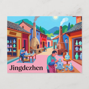 Jingdezhen, China Briefkaart