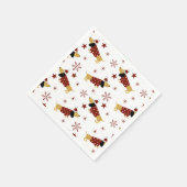 Jingle All the Dachshund Way Servet (Hoek)