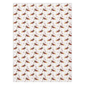 Jingle All the Dachshund Way Tafelkleed (Voorkant)