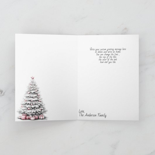 Jingle All The Way - Baby Goat Christmas Feestdagen Kaart (Binnen)