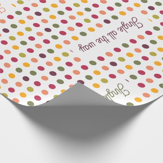 Jingle all the way -  cadeaupapier (Hoek)